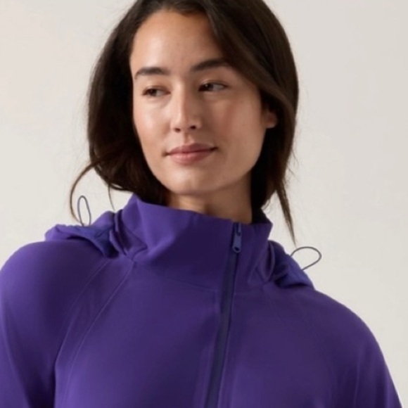 NWT Athleta Glacier Softshell Noble Purple Jacket Size XXS - Picture 6 of 6